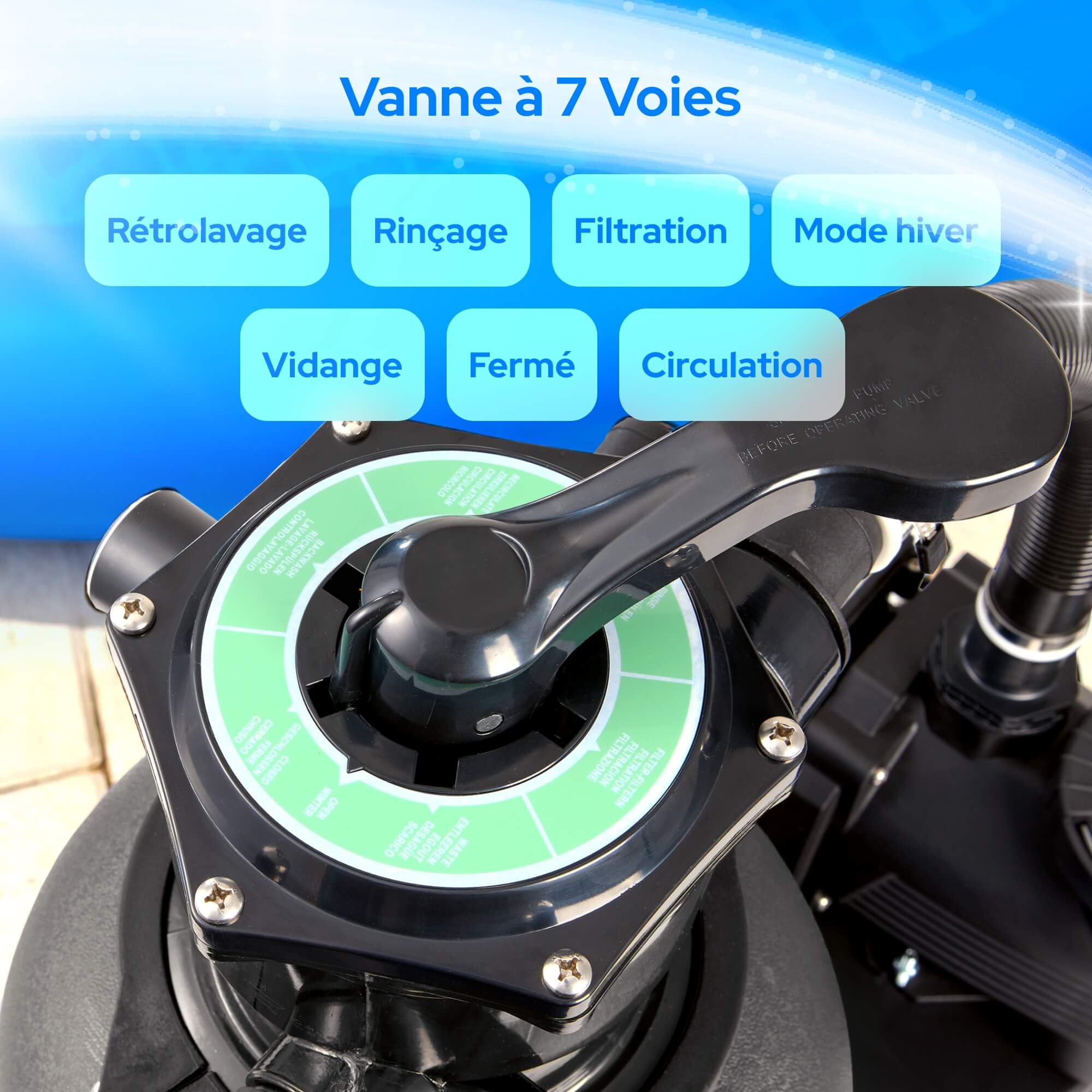 Boules Filtrantes Monzana Pour Filtre à Sable Piscine - 700 G (remplace 25 Kg Sable) - Lavable, Recyclable