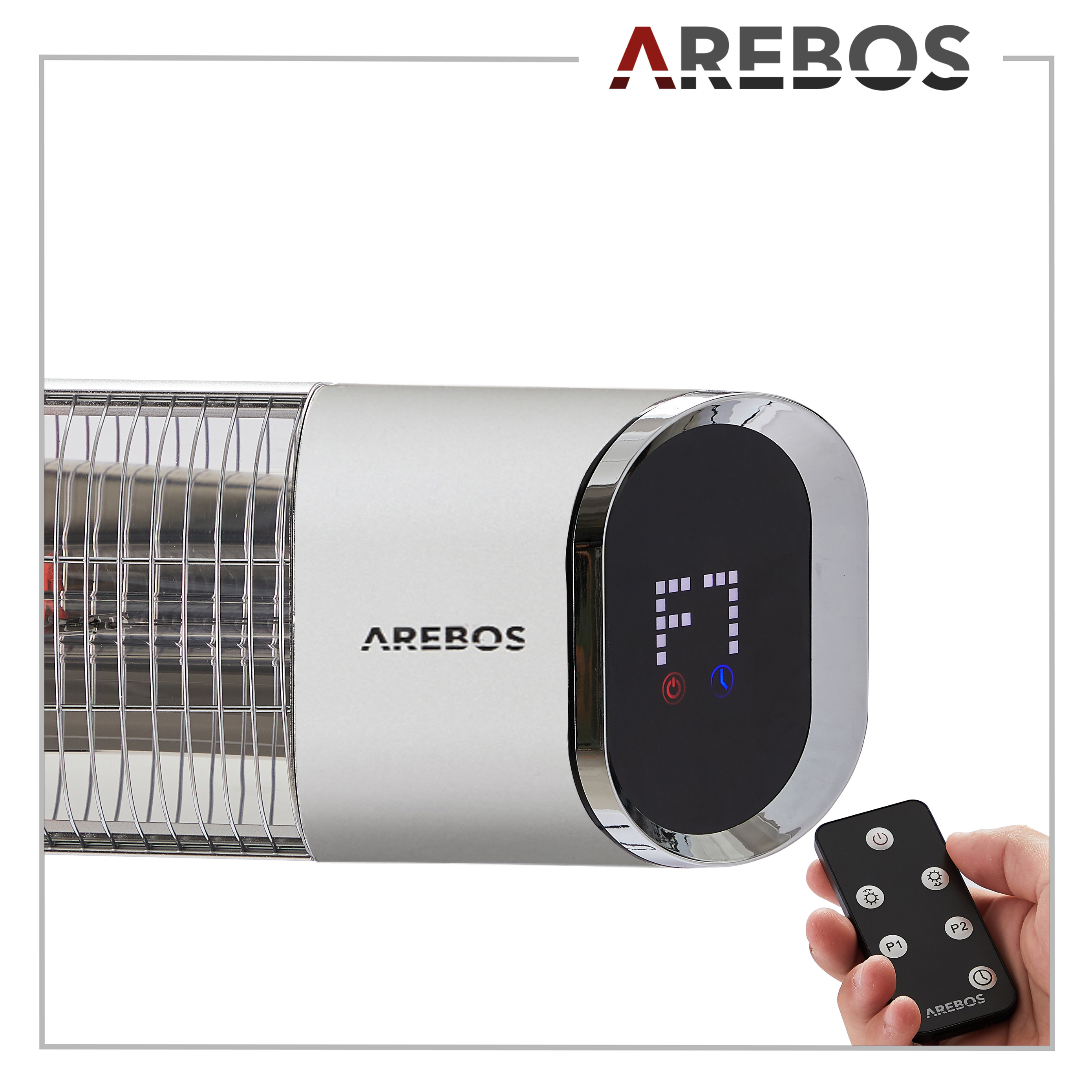 Arebos Chauffage radiant infrarouge, Radiateur électrique
