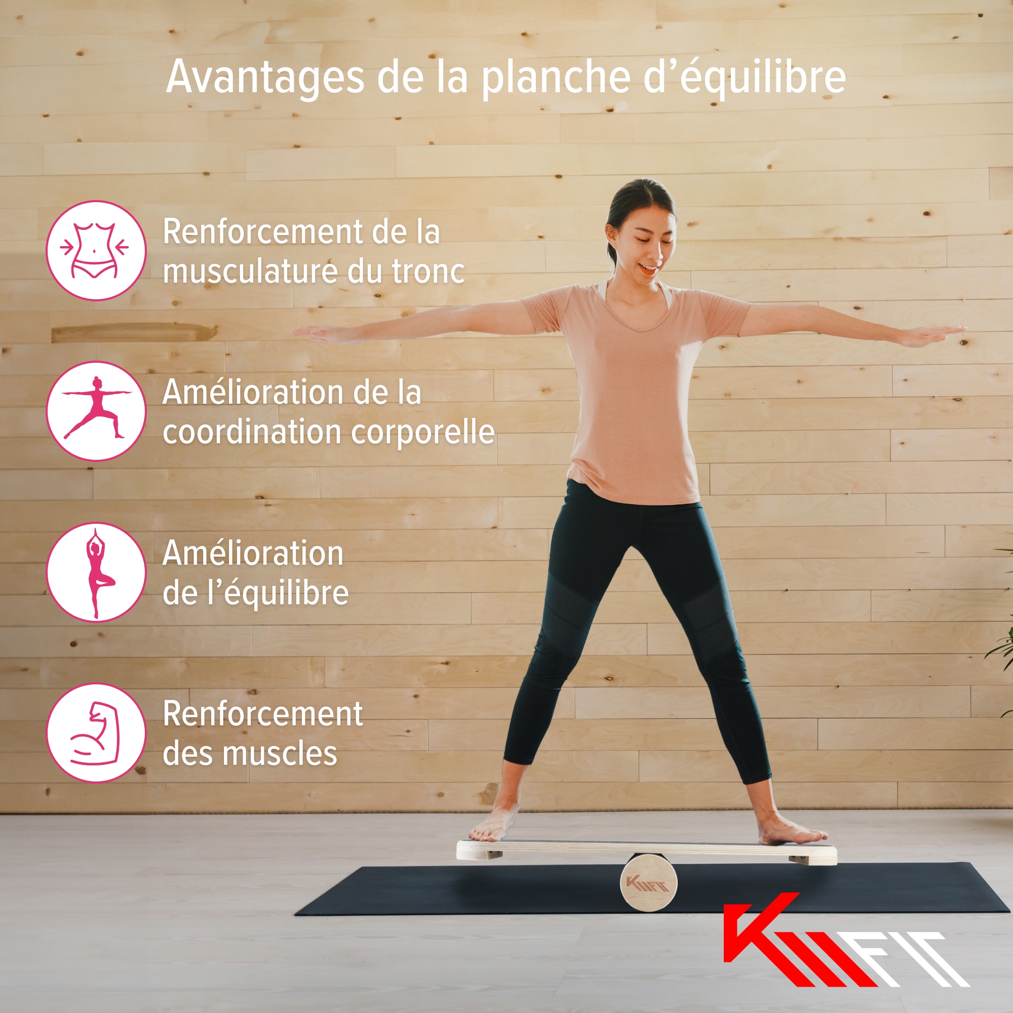 Fury fitness balance board hotsell