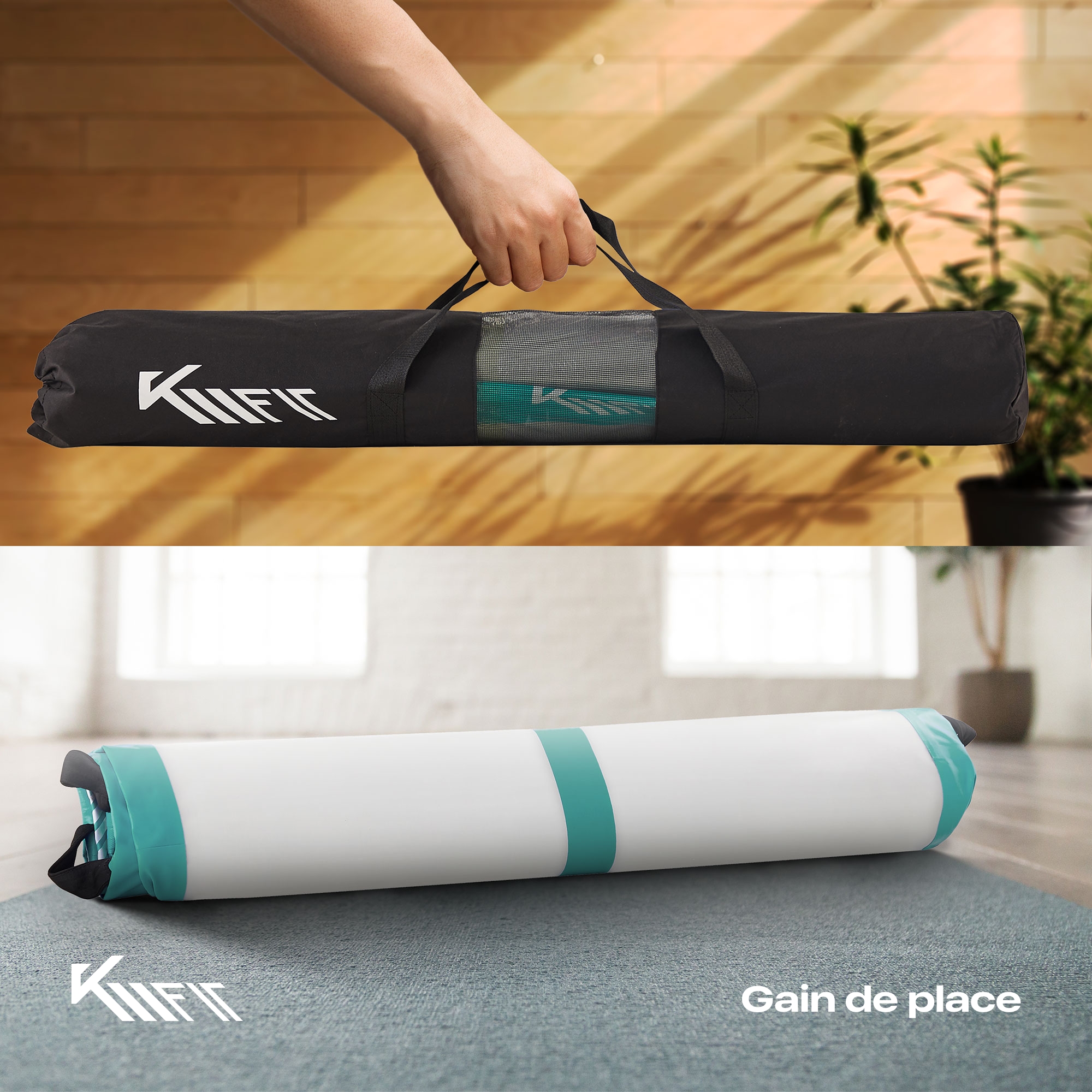 Tapis de Yoga Voyage avec Housse de Transport