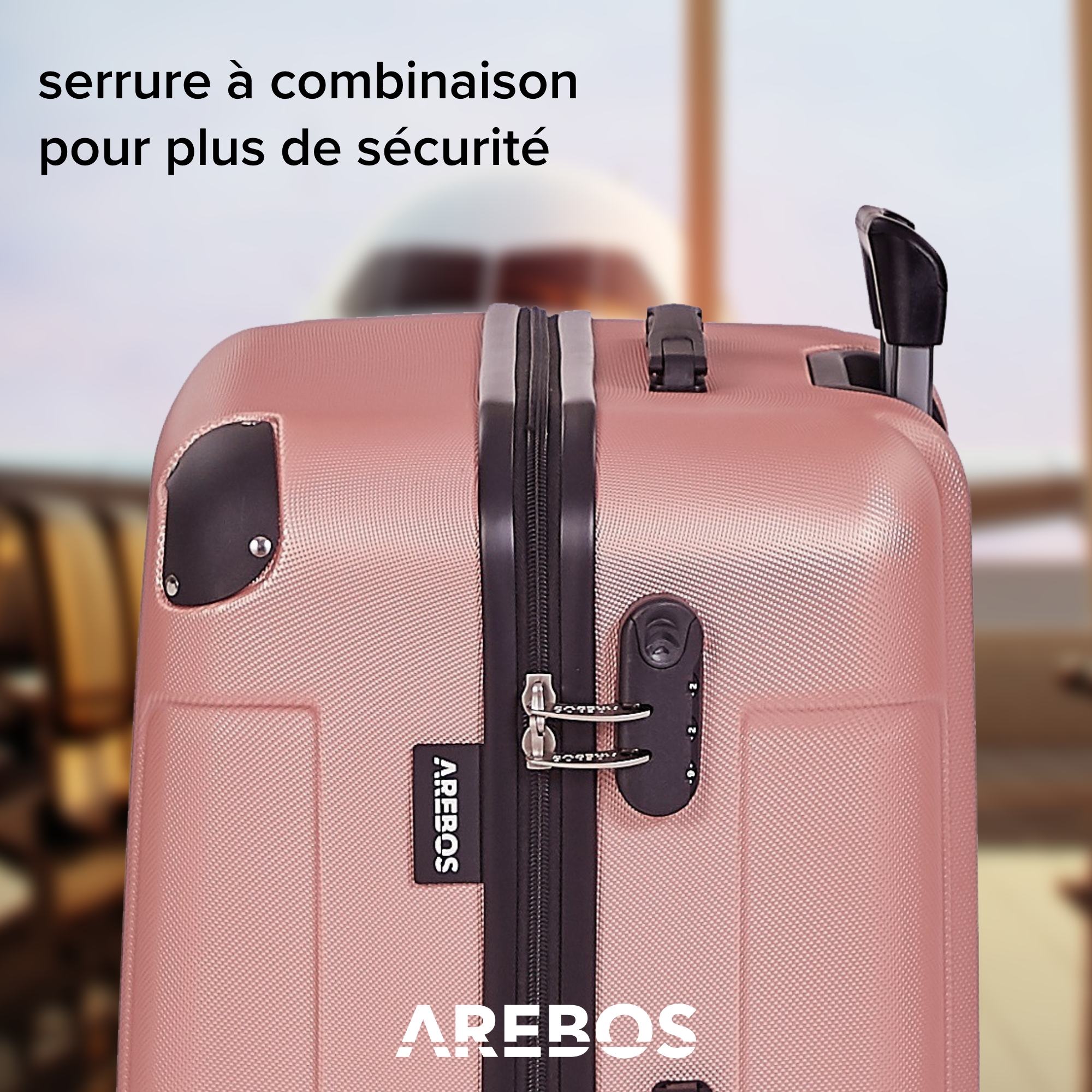 Valise de deals voyage rose