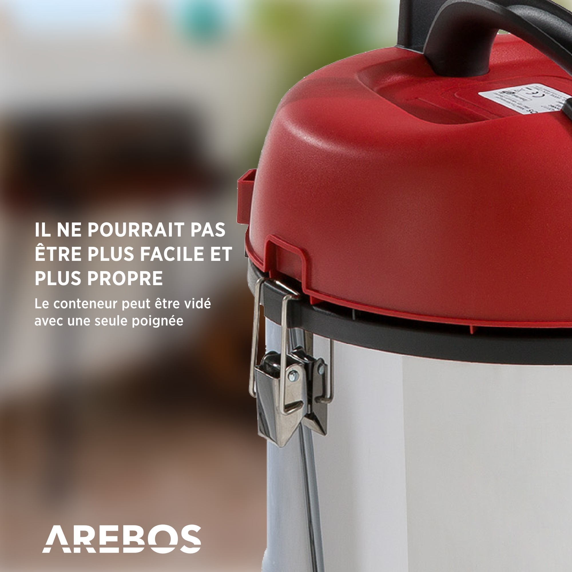 AREBOS Aspirateur Industriel Aspirateur Professionnel avec Prise