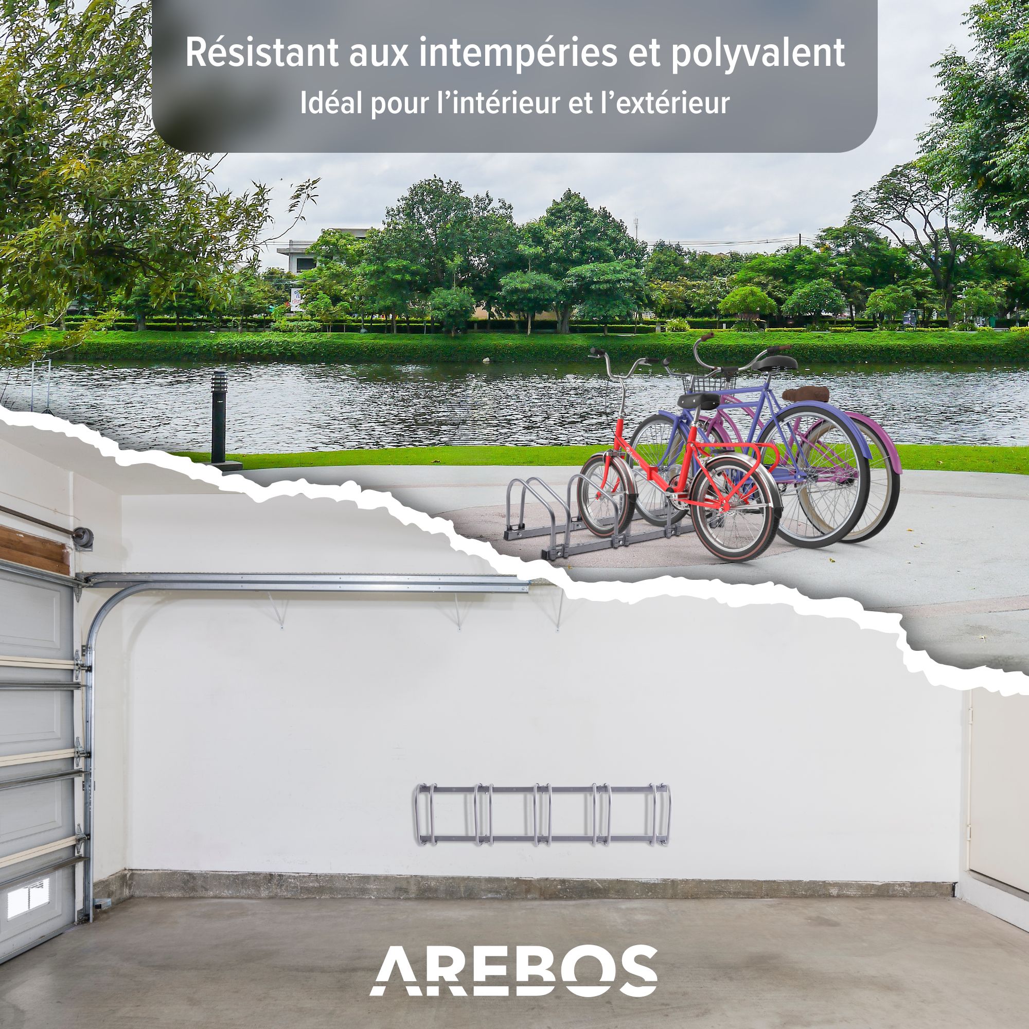 Support pour 5 vélos top