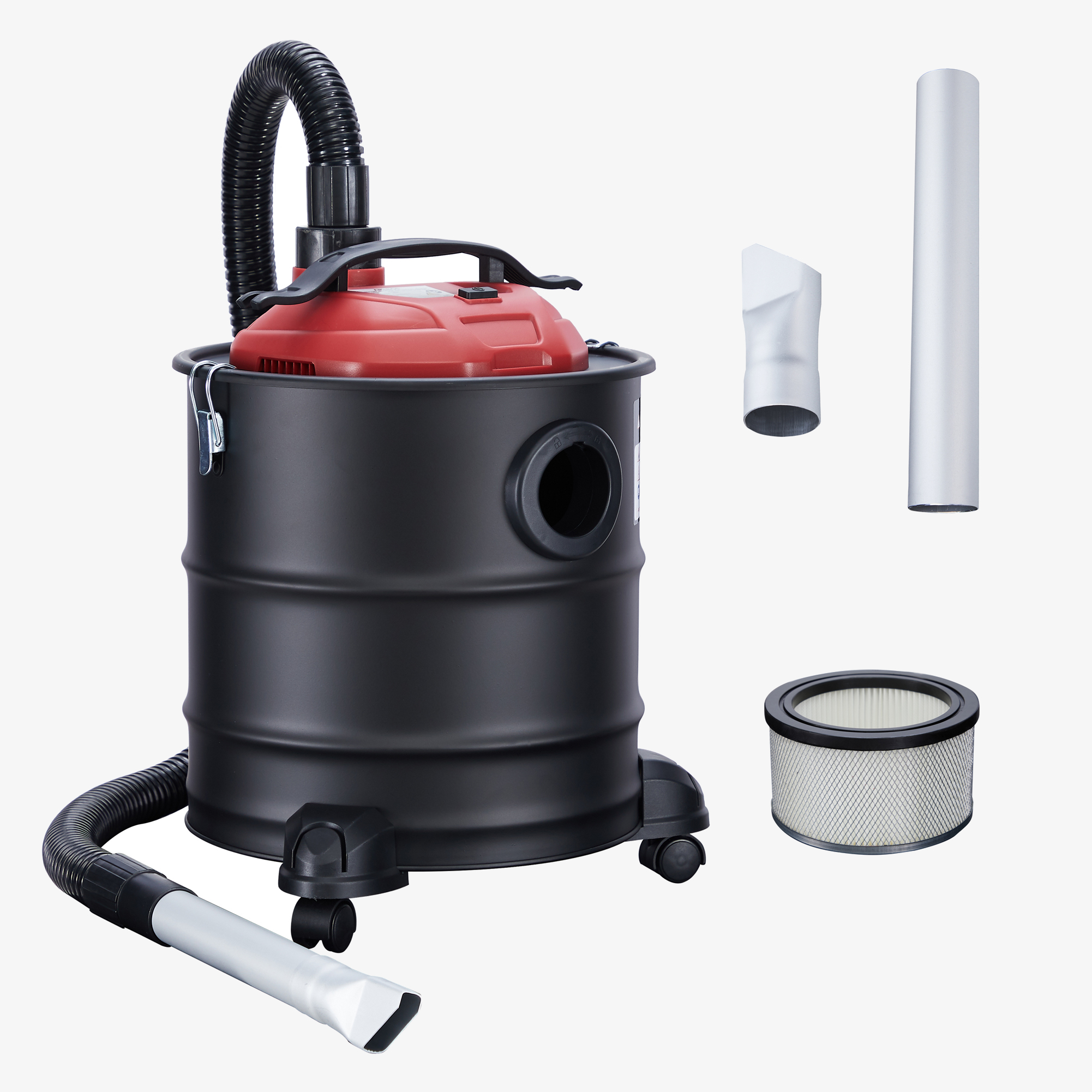 Arebos Aspirateur à Cendres bac de récupération de 20L 1200 W avec Filtre HEPA Tuyau d'aspiration