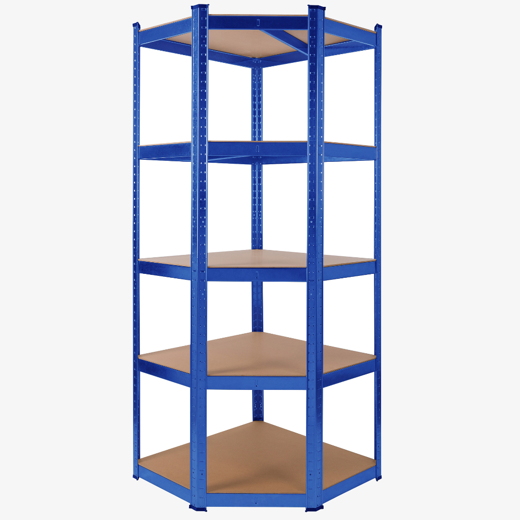 Arebos Étagère Charge Lourde 180 x 70 x 70 cm, Capacité Totale 875 kg - bleu