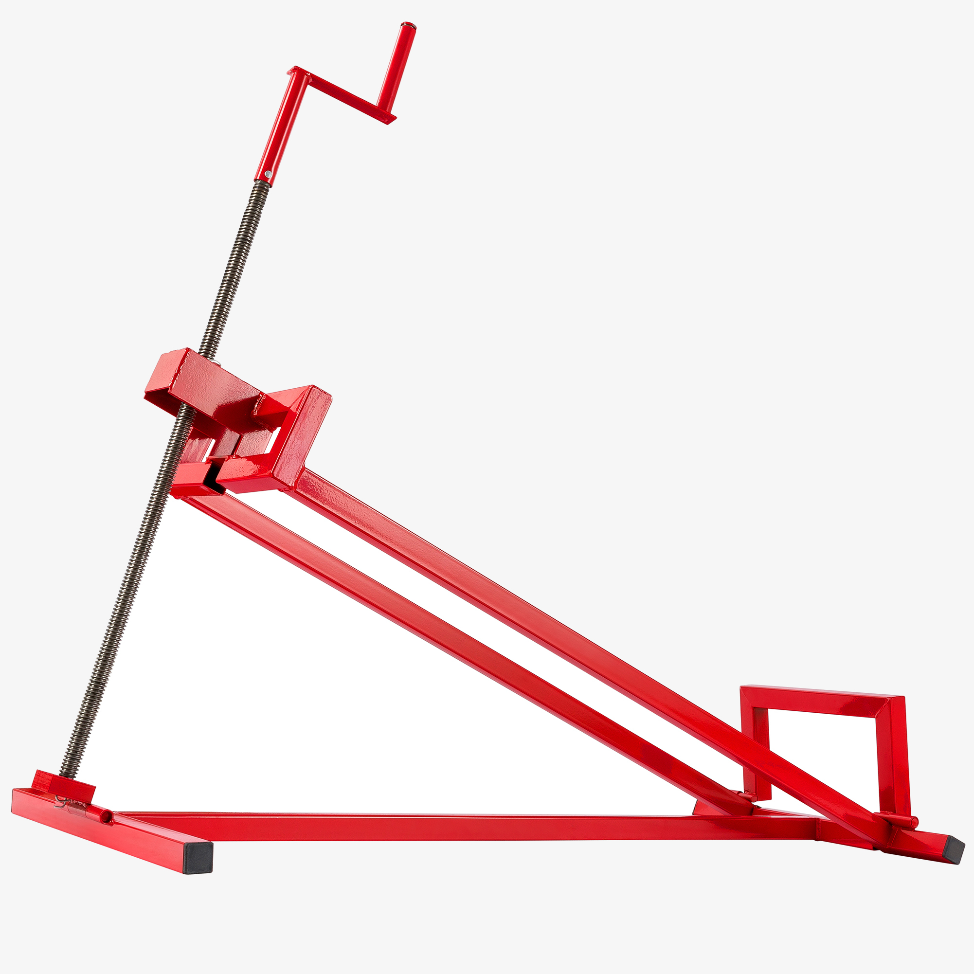 Arebos Lève-tondeuse Tracteur-tondeuse Dispositif de levage Cric 450 kg 45° Rouge
