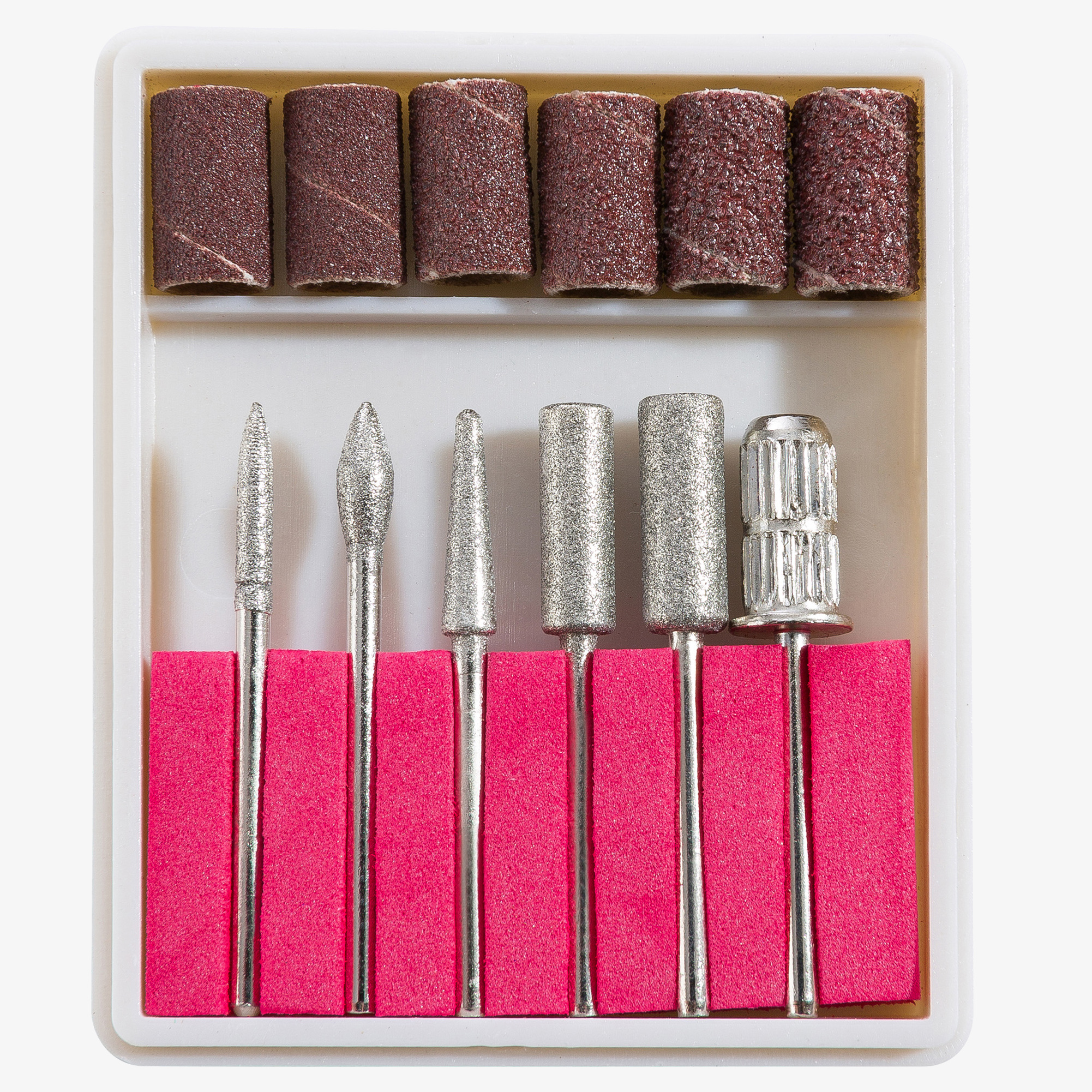 SINA Fraises à ongles Accessoires de manucure - Tête de fraisage, 6 pièces