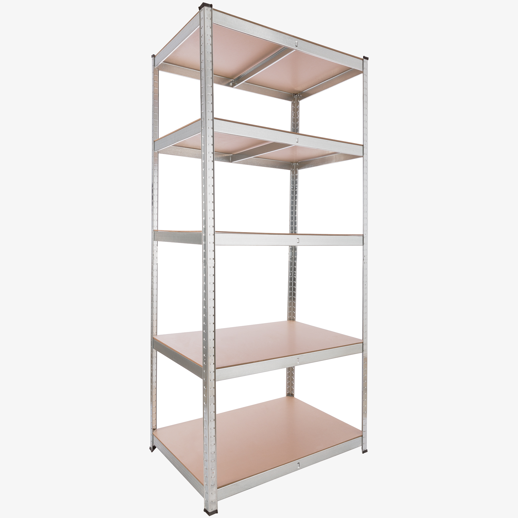 Arebos Étagère Charge Lourde 200 x 90 x 60 cm, Capacité Totale 875 kg - argent