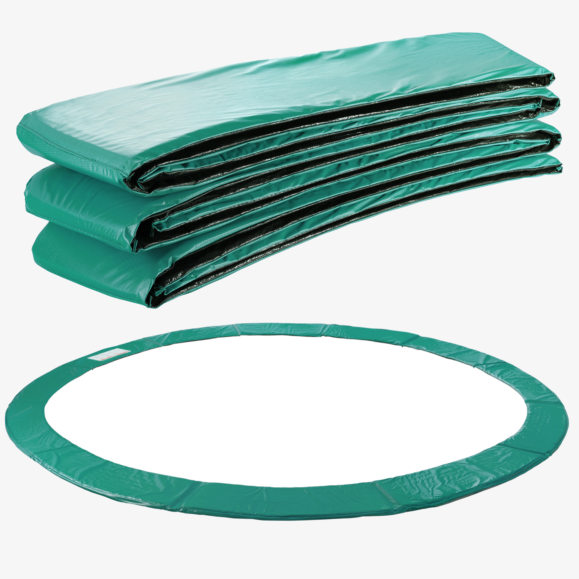 Arebos Couverture de rebord de trampoline - Ø487cm,largeur 32cm,épaisseur 20mm - compatible avec 16 pieds