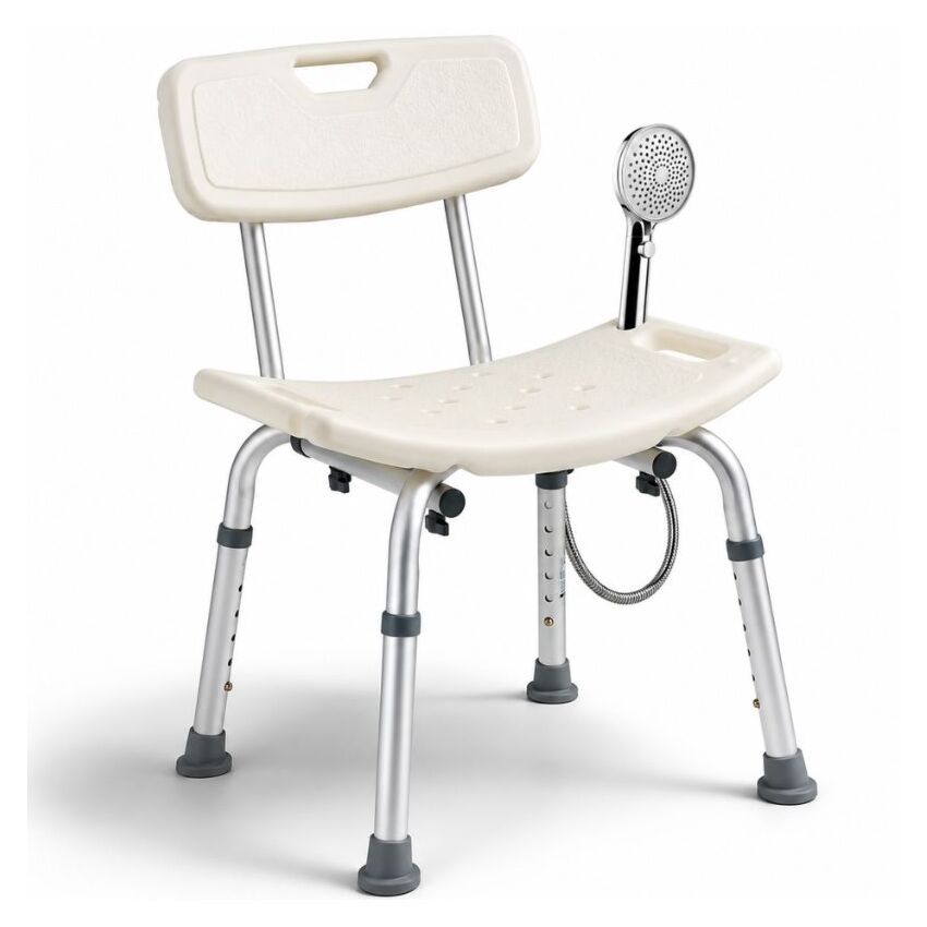 Chaise de salle de bain Tabouret de bain avec dossier