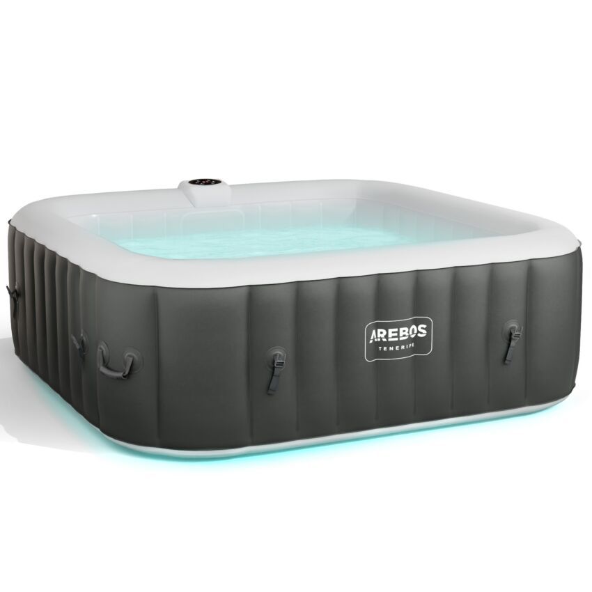 Piscine Spa Tenerife carr&eacute; avec LED 2400W