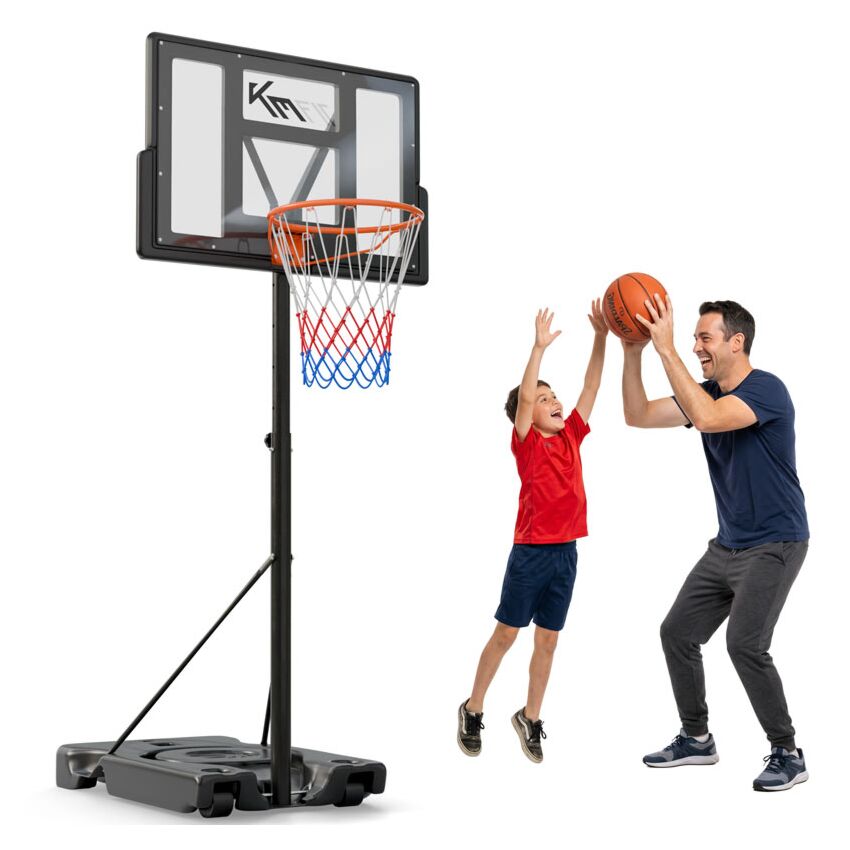 Support de basketball KM-Fit 135&ndash;305 cm