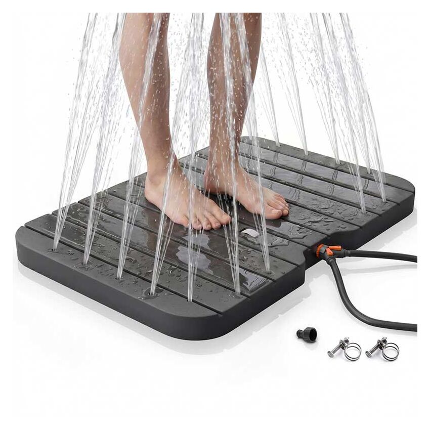 Douche au sol, douche de sauna, douche de camping