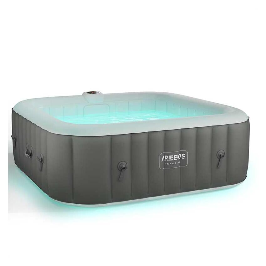 Piscine Spa Tenerife carr&eacute; avec LED 2400W
