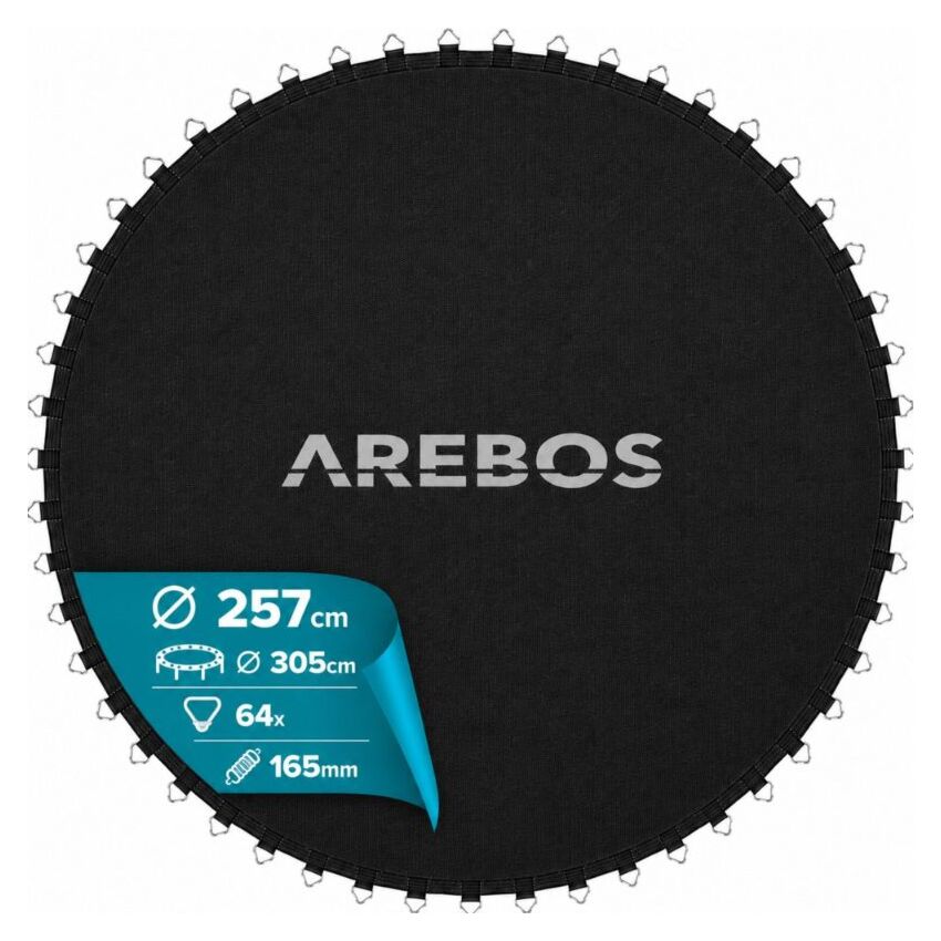 Tapis de saut 305 cm 64 oeillets 165 mm