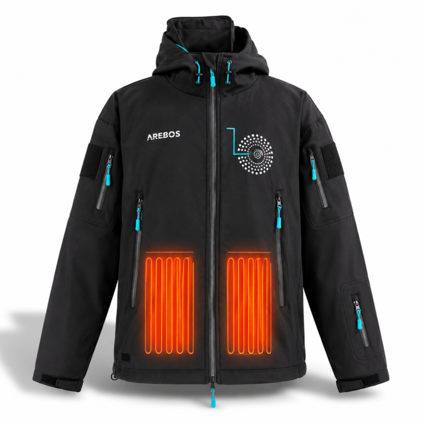 Veste d'hiver avec chauffage infrarouge intégré - S