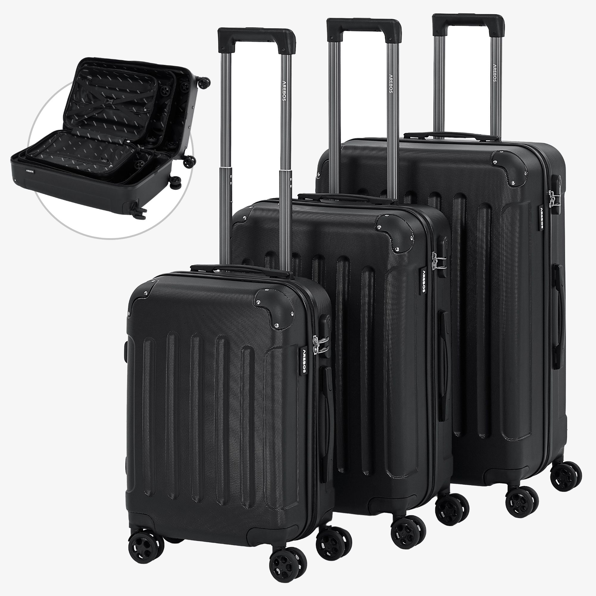 7 pcs Sac de rangement bagage voyage Organisateur valise voyage