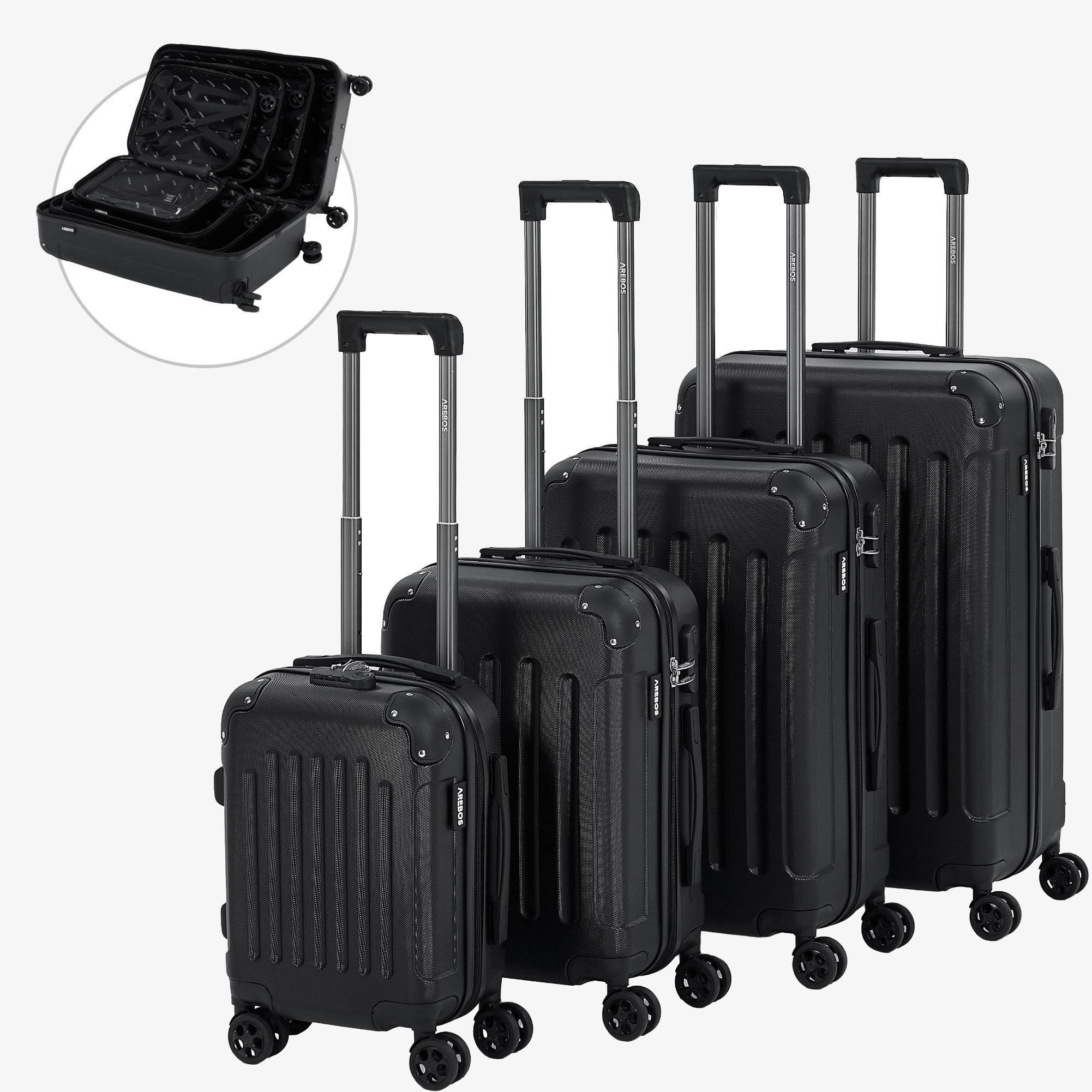 Set De 4 Valises De Voyage Noir 4252023112178 Mallette De Voyage set-de-4-valises-de-voyage-noir-4252023112178-mallette-de-voyage