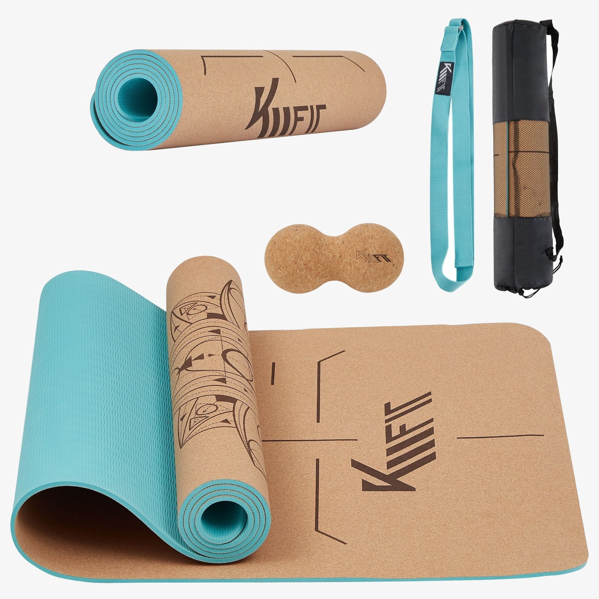 Kit de yoga : tapis de yoga, balle de yoga TOUT INCLUS au