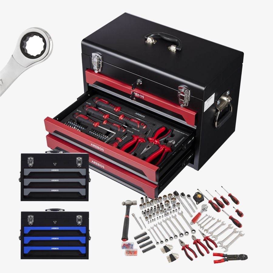 Boîte à outils incl. 172 pcs. Rouge