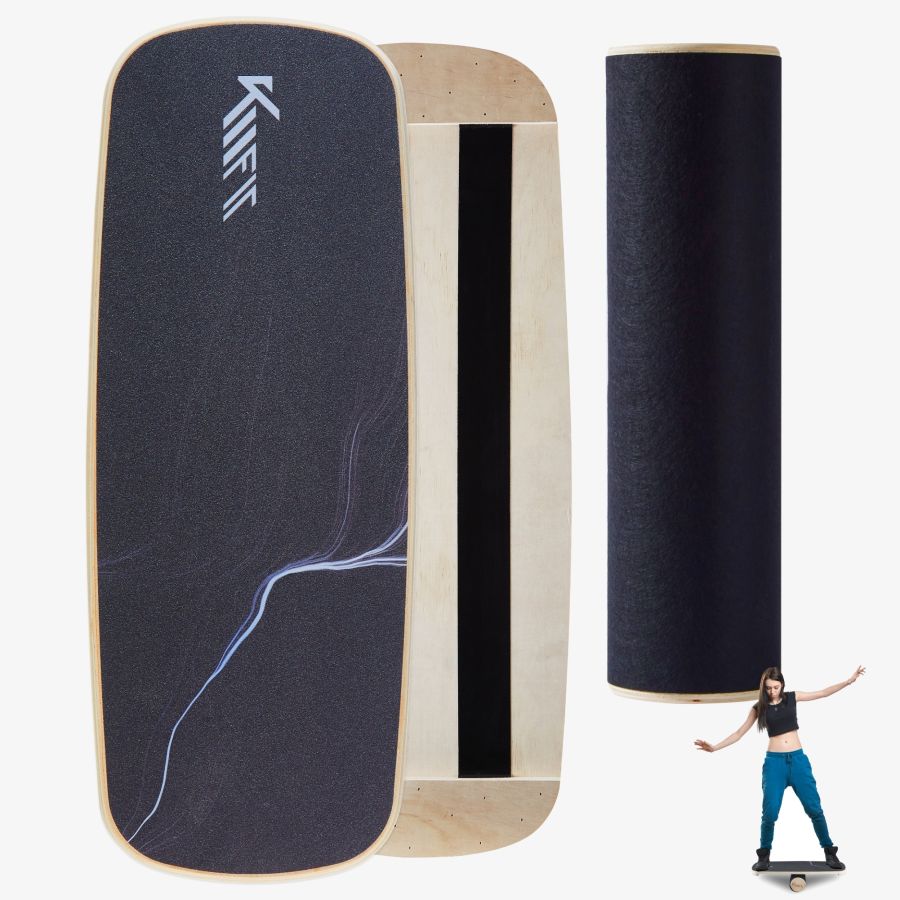 KM-Fit Balance Board en bois